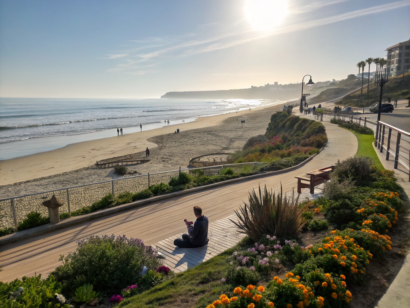 Serene landscape view for accessible travel planning
